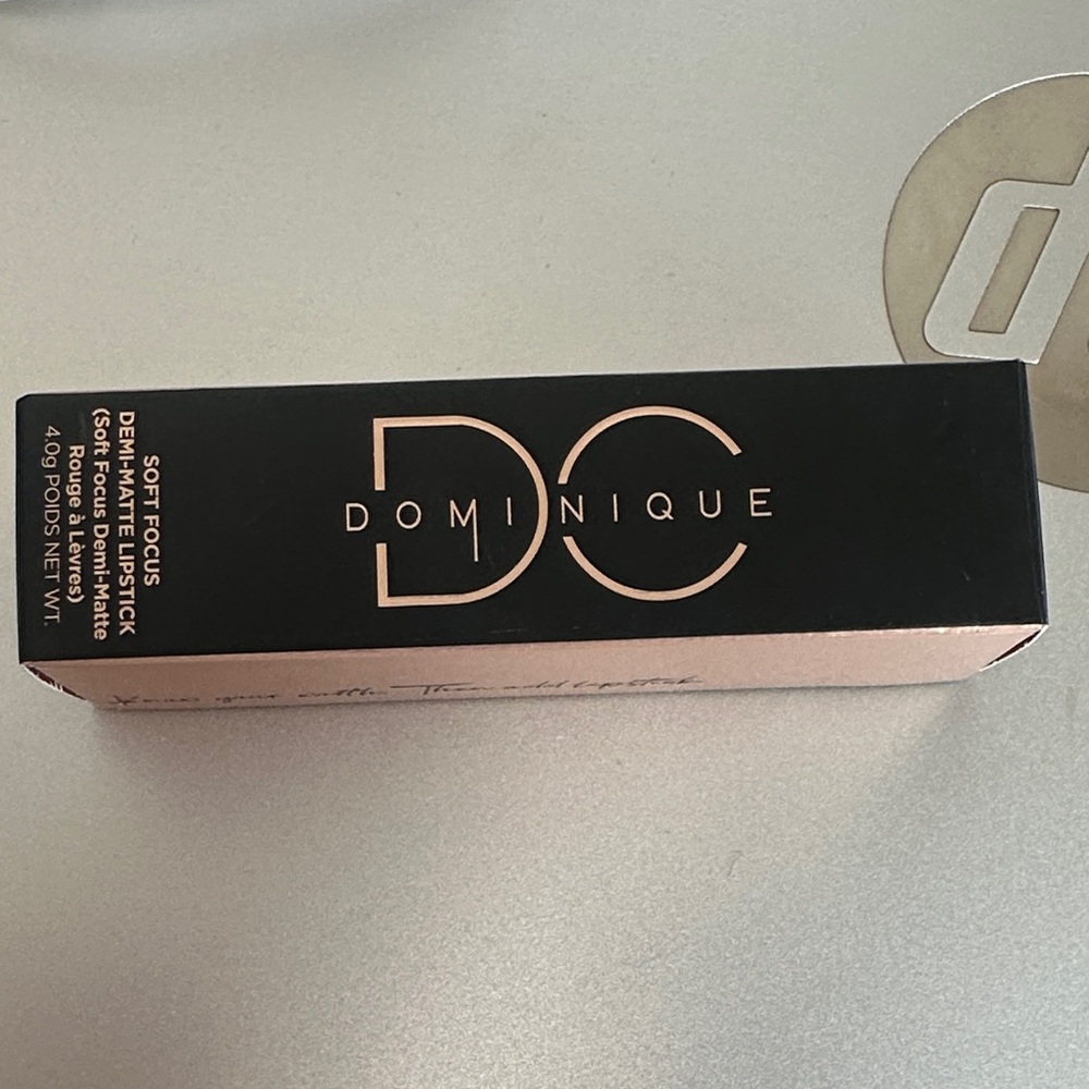 Dominique cosmetics, lipstick in nude coco
